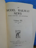 Model Railway News Bound Volume 12 1936 Jan- Dec Clockwork, steam and electric