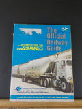 Official Railway Guide 1986 September Oct North American Freight Service Bulk Co