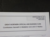 Great Northern Goat Reference Sheet #333 March 2006 Official & Business cars