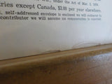 Model Railroader Magazine 1945 January Small town depot     3 hole punched