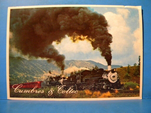 Postcard Cumbres & Toltec Scenic Railroad Passenger Train 483 and 484