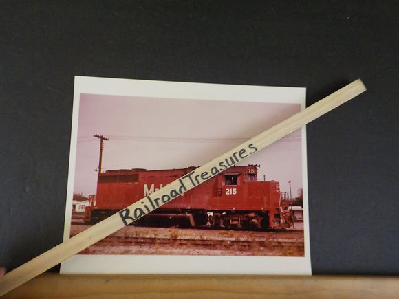 Photo M-K-T Railway Locomotive #215 8 X 10 Color Katy  Fort Worth TX 1974