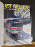 Railfan & Railroad Magazine Bound Volume 10 January - December 1991 Green