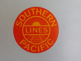 Map Southern Pacific Lines and New Service Routes  Folded