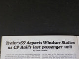 Canadian Rail #372 January-February 1983 Sproul’s Train