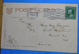 Postcard Sacramento River canon. Postmarked 1911 crease in upper left corner.
