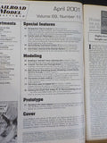 Railroad Model Craftsman Magazine 2001 April 20 yrs on the Tehachapi