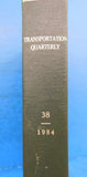 Transportation Quarterly By Brian Cudahy Volume 38 1984
