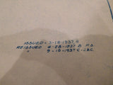 Blueprint PRR Passenger Cars Vestibule Corner Post 410526C