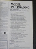 Model Railroading 1985 November December Scenery Freight Cars Diesel detail