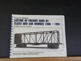 Santa Fe Railway Listing of freight Cars by Class & Car Number 1906-1991  Spiral