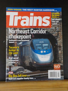 Trains Magazine 2020 February Northeast corridor chokepoint Tacoma bridge to the