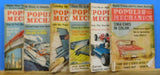 Popular Mechanics Magazine Lot of (6) Issues 1963