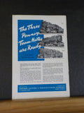 Model Railroader Magazine 1941 June Modern terminal station A&P loco roster