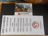 Great Northern Railway Historical Society Calendar Lot of 10 Various 2000-2009