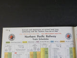Northern Pacific Railway Company Public Timetable 1969 May 1