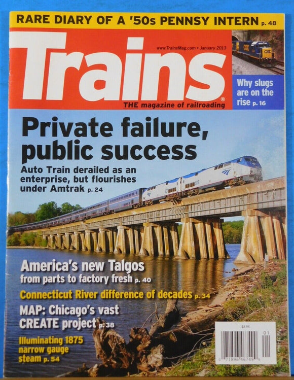 Trains Magazine 2013 January Private failure public success New Talgos PRR inter