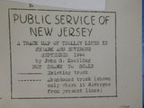 Map Public Service of New Jersey Sept 1944