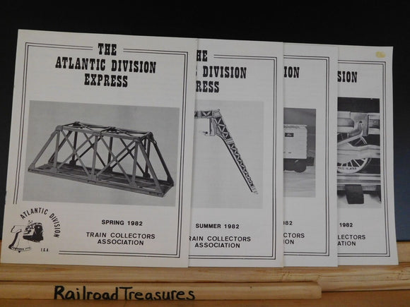 Atlantic Division Express 1982 Lot of 4 Train Town Accessories Wanamaker Railway