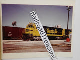 Photo Santa Fe Locomotive #8043 8 X 10 Color Dallas TX 1982