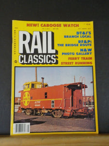 Rail Classics Magazine 1985 May V14 #3 DT7I branch local  RF&P N&W Ferry Train