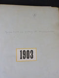 Scrapbook on history of transportation Ledger / Journal size 1903-1906