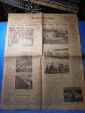 Newspaper The Ellicot City Times 1955 August 25 First Steam Locomotive Came Here