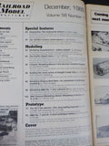 Railroad Model Craftsman Magazine 1989 December M&U loco & Cabooses Snow Slush I