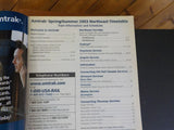 Amtrak 8 various  Timetables, Brochure, Travel Planner 1998