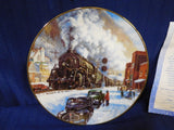 Plate Winter Rails Plate CollectionCoal Country Ted Xaras p0099