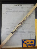 Chessie System Railroads Items lot 5 Patch Menu Coloring book Notepad