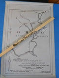 Map Location/Valuation NYC Ohio Lines Michigan Central Bailey Run Sugar Creek At