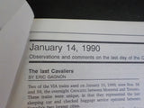 Upper Canada Railway Society Newsletter #484 February 1990 last day of the Canad
