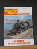 Pacific News #209 1979 March California's Baldwin Logging mallets Amtrak E-units