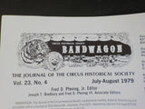 Bandwagon 1979 July August Circus Magazine Cole Bros Jumbo recycled