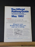 Official Railway Guide 1982 May North American travel edition