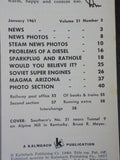 Trains Magazine 1961 January  A ride over the Rat Hole