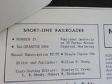 Short-Line Railroader #35 1958 2nd qtr Steam Some places whereCOPY