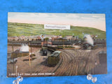 Postcard P&R Yards Outer Station Reading PA E6870 Philadelphia & Reading