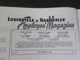 Louisville & Nashville Employee Magazine L&N 1952 November