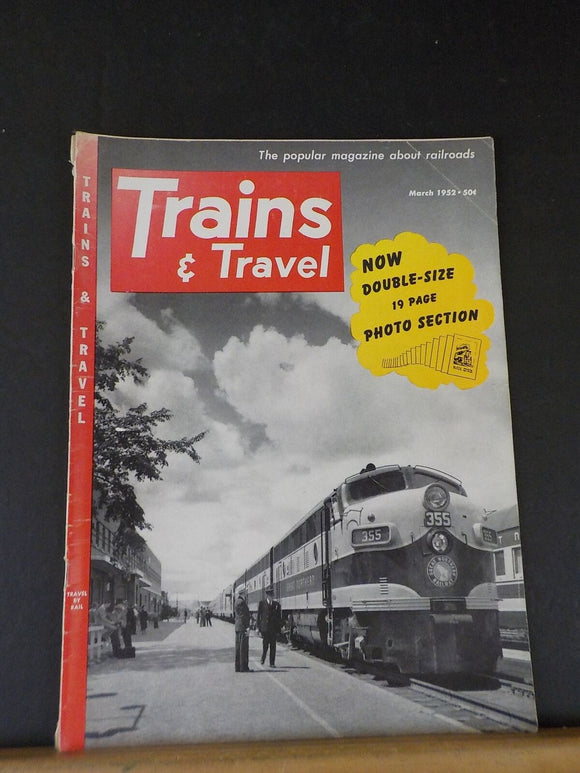 Trains Magazine 1952 March Joliet Union Station