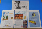 Ads Union Pacific Railroad Lot #10 Advertisements from various magazines (10)