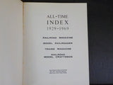 All Time Index Magazine Index 1929-1969  Soft Cover 1970 All-Time index