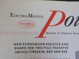 EMD Pointers 1965 June 29 New economizer resistor and guard for two pole transfe