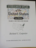 Railroad Atlas of the United States in 1946 TWO VOLUMES Mid-Atlantic NY& New Eng