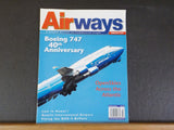Airways Magazine 2009 February #156 Boeing 747 40th Anniversary AUstin Internati