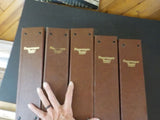 Passenger Train Journal Binders lot of 7