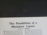 Railway Modeller 1950 August September V1 #6  Possibilities of a Miniature Layou