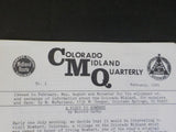 Colorado Midland Quarterly #1 1981 February A Visit to Howbert