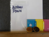 Button Plain Lot of 2 Plain Waterbury  Gold in color